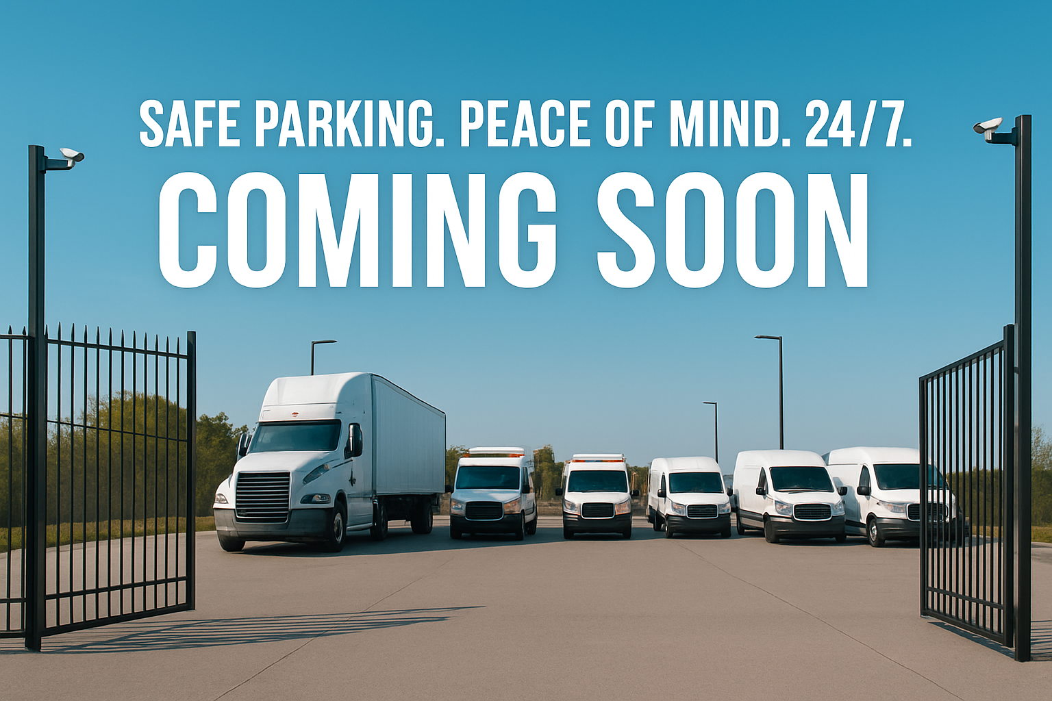 Long Island secure commercial truck and vehicle parking coming soon